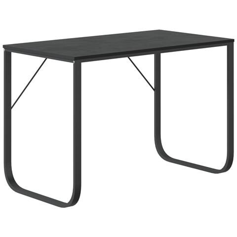 Scrivania Per Computer Nera 110x60x73 Cm In Truciolato - Foto 1