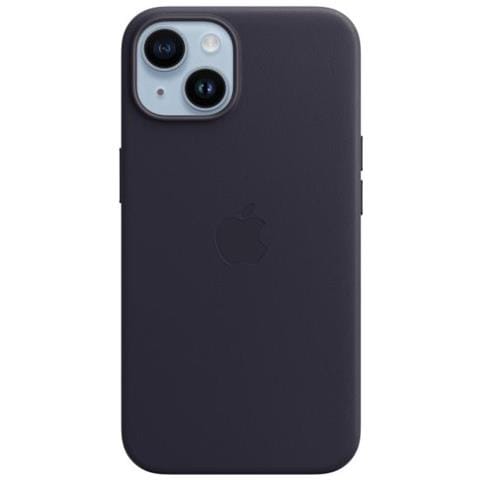 Mpp63zm / a Iphone 14 Cover Magsafe In Pelle Inchiostro Violet - Foto 1
