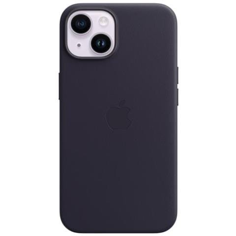 Mpp63zm / a Iphone 14 Cover Magsafe In Pelle Inchiostro Violet - Foto 3