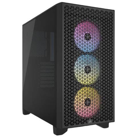 Case AIRFLOW 3000D Mid-Tower ATX 2 Porte USB 3.2 Gen 1 Colore Nero - Foto 1