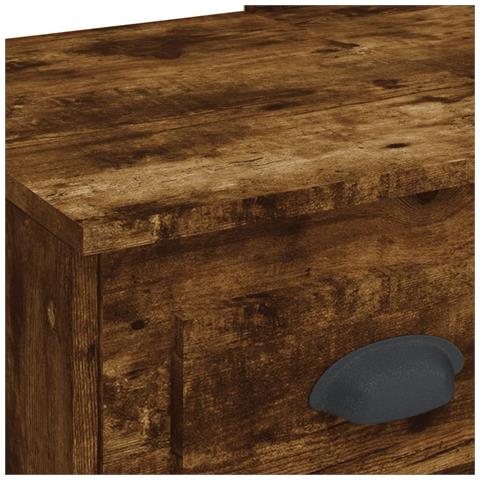 Toeletta Con Luci Led Rovere Fumo 90x42x132,5 Cm - Foto 2