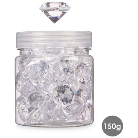 Pietre Decorative Diamante 150 G Trasparente (16 Unità) - Foto 2