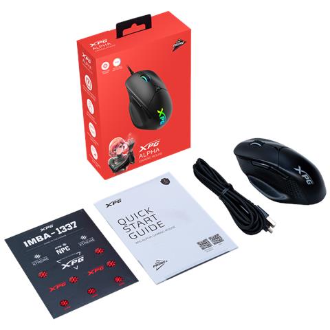 ALPHA mouse Gaming Mano destra USB tipo-C Ottico 16000 DPI - Foto 5