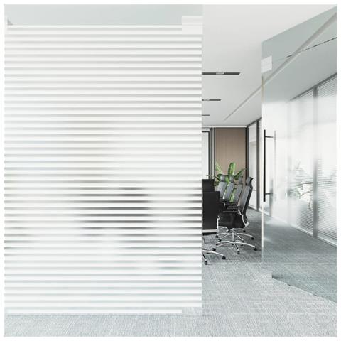 Pellicole Per Finestre Smerigliate 4pz Motivo Tende In Pvc - Foto 3