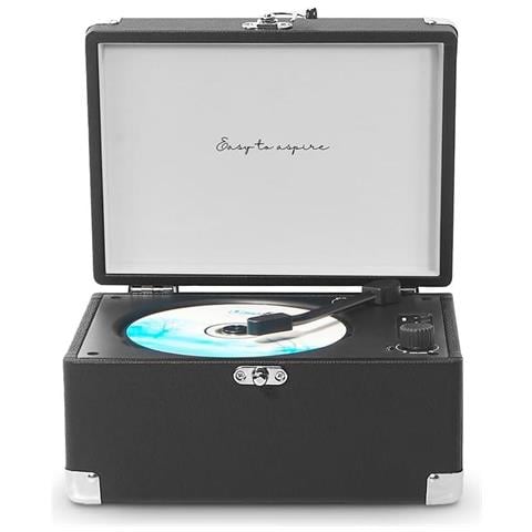 Lettore CD Boggie Portatile con Bluetooth, Usb, Aux - Telecomando Incluso - Foto 2