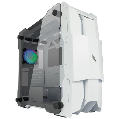 Case Tower E-Atx Ego Bianco 3*USB3.0/2.0 1*Fan PWM ARGB Front Metal Dual Side Glass - Foto 1