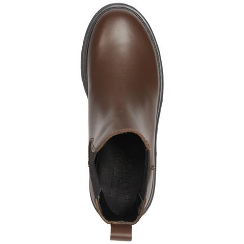 Flat Chelsea Booties Stivaletti Pelle Scarpe Donna Marrone Eu 36, En0en01986 Gt7 - Foto 3