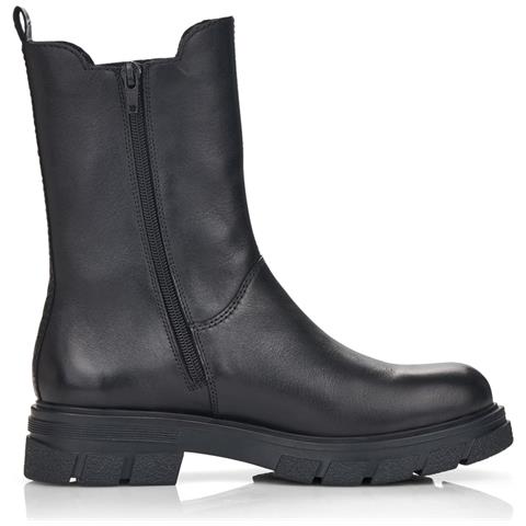 Black Casual Closed Booties Stivaletti Pelle Scarpe Donna Nero Eu 37, Z9180-01 - Foto 3