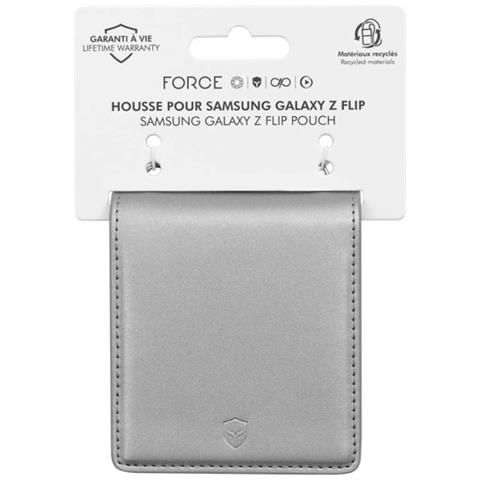 Custodia A Tracolla Samsung Galaxy Z Flip, Argento - Foto 2