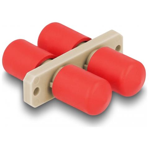 Accoppiatore per fibra ottica da ST Duplex femmina per ST Duplex femmina beige - Foto 2