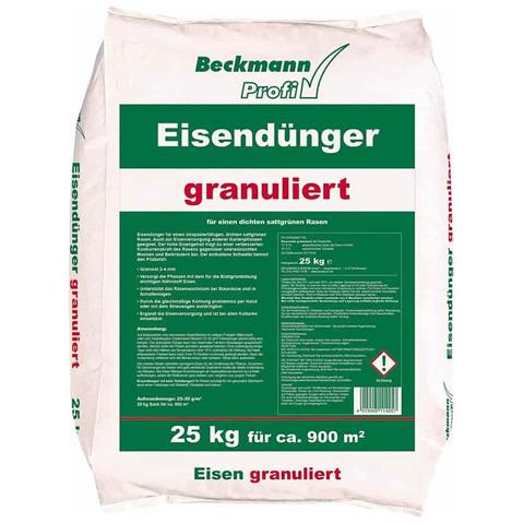 25 Kg Di Concime Di Ferro Granulare Beckmann 2-4mm Per Ca. 900m² - Foto 1