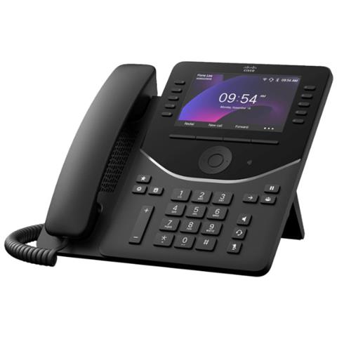 9861 Telefono IP Nero, Carbonio 10 Linee LCD Wi-Fi - Foto 1