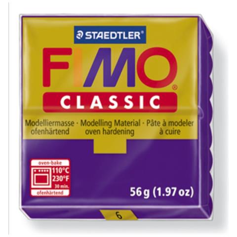 Staedler - Fimo Classic - Pasta Modellabile Sintetica 56gr - Colore Lilla 6 - Foto 1