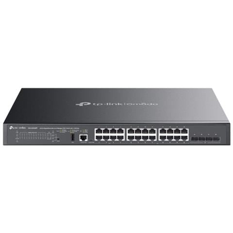 SG5428XMPP switch di rete Gestito L3 Gigabit Ethernet (10/100/1000) Supporto Power over Ethernet (PoE) Nero - Foto 1
