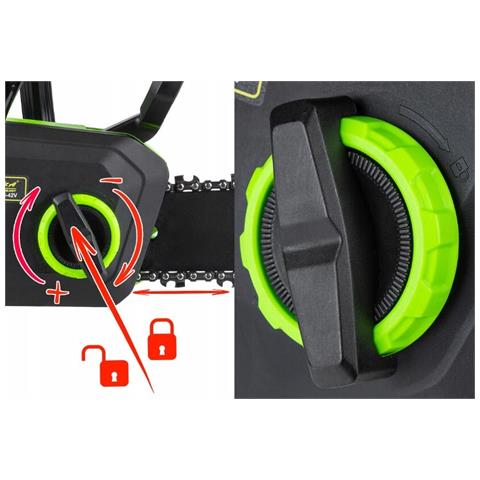 Motosega A Batteria Con 2x Li-ion 21v 4.0ah 2 X Barra 16"" (40cm) 2 X Catene E Motore Brushless, Motosega Elettrica Per Giardino - Foto 4