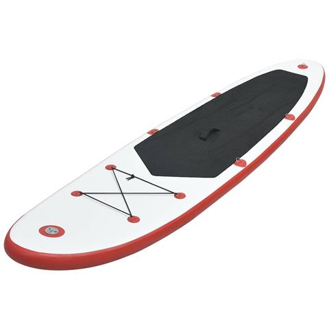 Lusso Casadino -  Set Tavola Da Sup E Surf Gonfiabile Rosso E Bianco - Foto 1