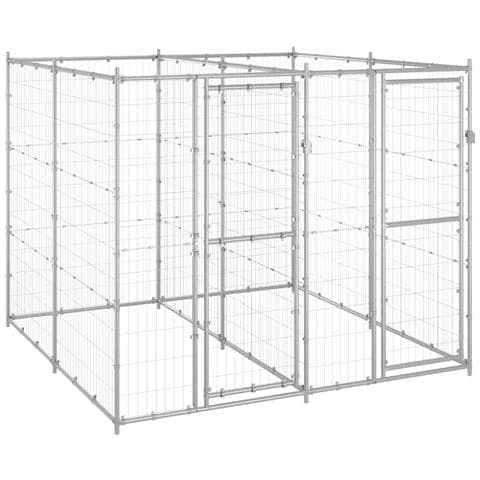 Lusso Casadino -  Gabbia Per Cani Da Esterno In Acciaio Zincato 4,84 M² - Foto 2
