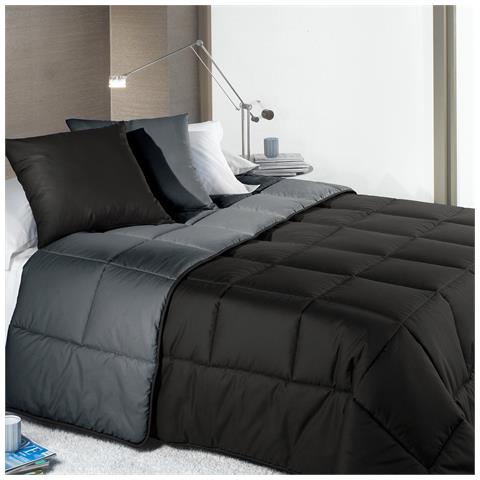 Trapunta Bicolor In Cotone Colore Grigio Misura Singolo - Foto 1