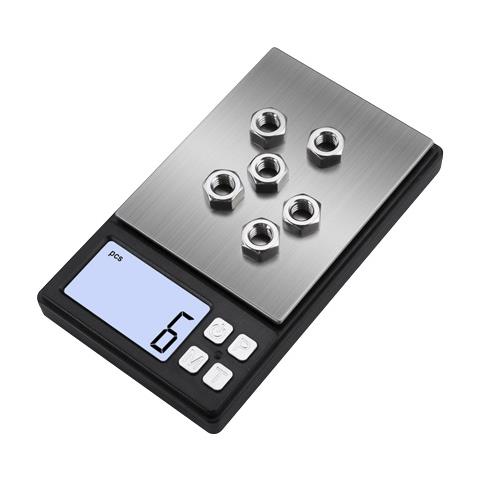 Bilancia Digitale, Bilancia Da Gioielliere, Bilancia Di Precisione, Bilancia Per Oro 500 G/0,1 G Black - Foto 2