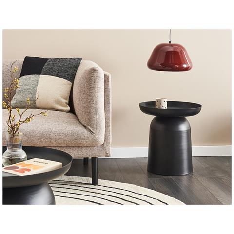 Tavolino Torrens Metallo Nero - Foto 1