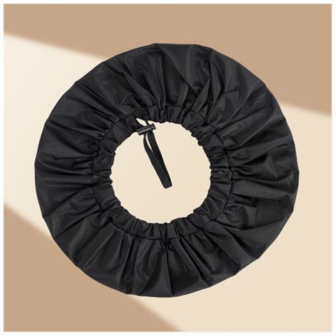 Cuffia Da Doccia Regolabile A Tinta Unita Per La Cura Dei Capelli Estiva Black - Foto 3