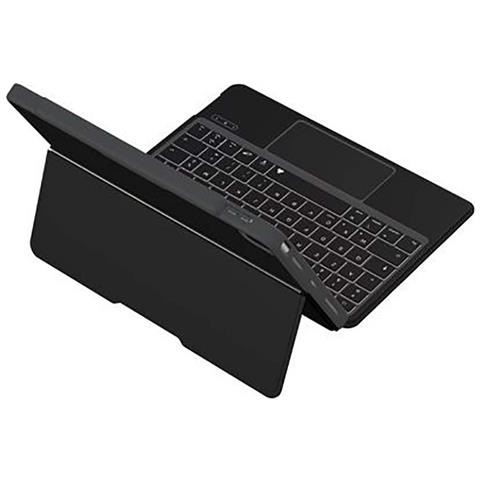 Custodia Per Ipad 10.9” Folio Quick Note Con Tastiera Qwerty Us Bluetooth 3.0, Nero - Foto 2