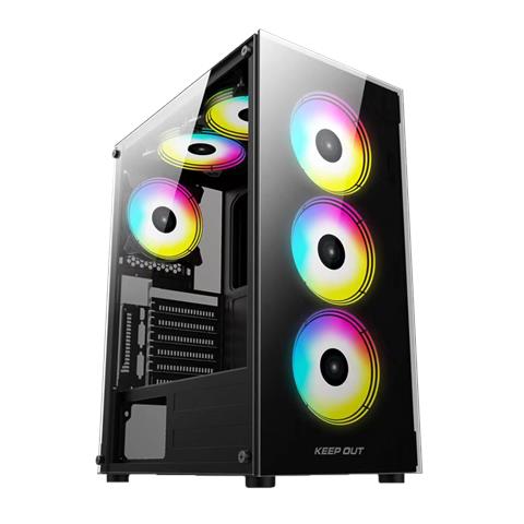 XC-210 GLASS computer case Nero - Foto 1