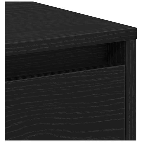Comodino  Nero Rovere 45x34x44,5 cm Legno ingegnerizzato - Foto 9