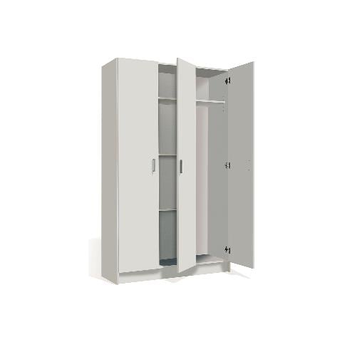 Armadio Multiuso Con Portascope Bianco - Foto 1