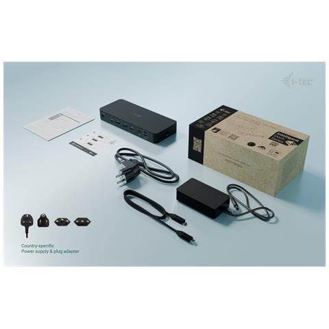 USB-C Intelligent Triple Display Docking Station + Power Delivery 100W - Foto 2