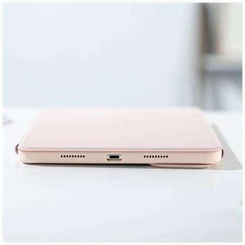Custodia Con Tastiera Bluetooth Girevole A 360° Compatibile Con Ipad 10a Generazione 10.9"" (2022) - Rosa - Foto 6