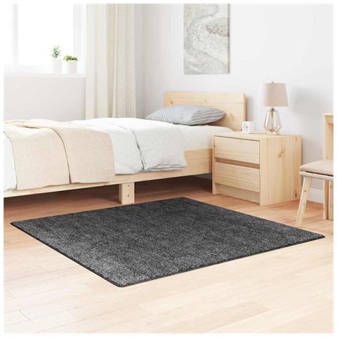 Tappeto Grigio scuro 120 x 120 cm Polipropilene - Foto 2