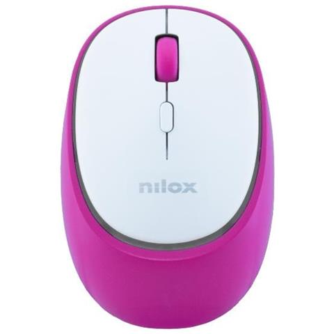 Mouse Dual Silent Rechar White /pink - Foto 1