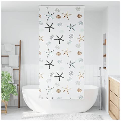 Tenda a Rullo Doccia Cassonetto 90x240 cm Larghezza Tessuto - Foto 2