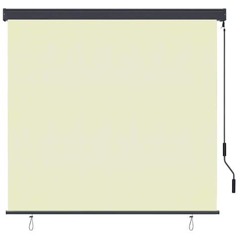Tenda a Rullo Esterna Rigato Crema 180 x 250 cm Tessuto - Foto 2