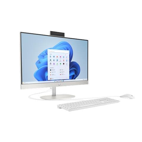 All-in-One 24-cr0071nl Monitor 23.8" Full HD IPS AMD Ryzen 5 7520U RAM 8GB SSD 512GB 6xUSB Windows 11 Home Bianco - Foto 2