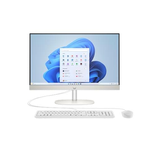 All-in-One 24-cr0071nl Monitor 23.8" Full HD IPS AMD Ryzen 5 7520U RAM 8GB SSD 512GB 6xUSB Windows 11 Home Bianco - Foto 1