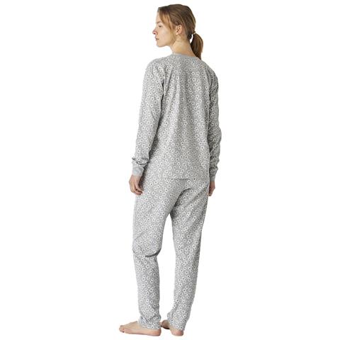 Pigiama Da Donna In Cotone A Maniche Lunghe Jjbep1800 - Foto 2