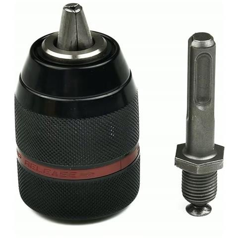 Mandrino Autoserrante Sds+ 1/2"" 2-13 Mm - Compatibile Con Trapani E Martelli Sds+ | Acciaio Indurito, Iso 9001, Din 238 | Senza Percussione - Foto 2