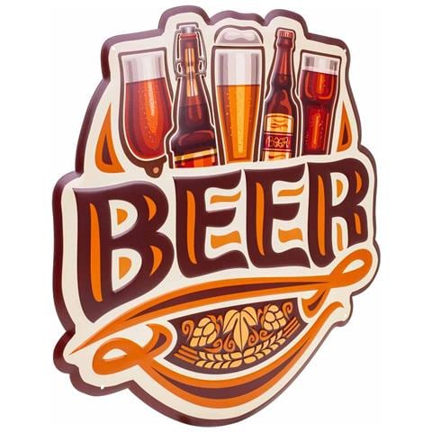 Piastra Da Parete In Metallo Marrone 39x50x1h - Foto 1