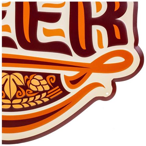 Piastra Da Parete In Metallo Marrone 39x50x1h - Foto 7