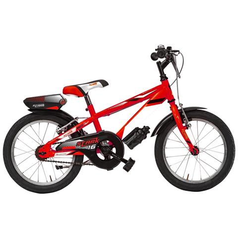 Bici A Sfera Bimbo Misura 16 Mountain Bike Modello Stark Sr16 Bicicletta Mtb Da Bambino 1v - 23 Rosso Bianco Nero - Foto 1