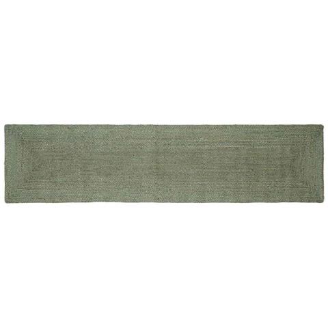 Tappeti per area Rettangolare Verde Oliva 60 x 300 cm Juta - Foto 1