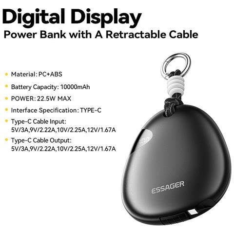 Power Bank - Nero, 10000 mAh, 5W - Foto 4
