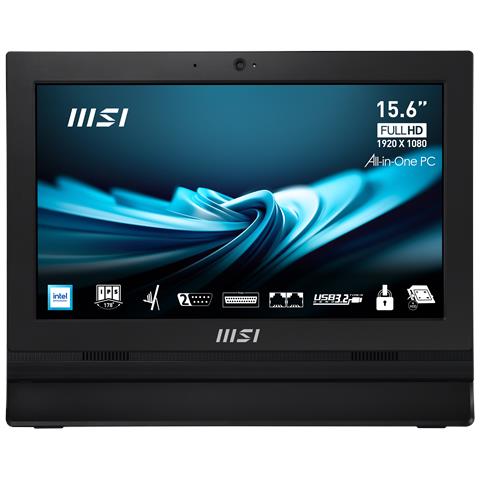 Pro AP162T ADL N100 4GB 128GB W11P All-in-One PC Intel® N 39,6 cm (15.6") 1920 x 1080 Pixel Touch screen PC All-in-one SSD Windows 11 Pro Wi-Fi 5 (802.11ac) Nero - Foto 1
