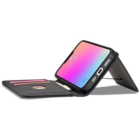 Portafoglio Magnetico Per Carte Iphone 13 Pro Custodia Porta Carte Nera - Foto 7