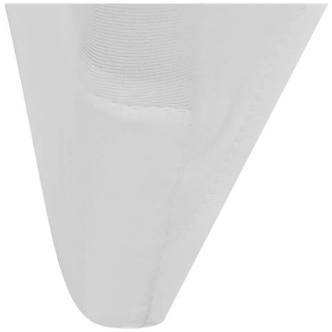 Coprisedia In Tessuto Elasticizzato Bianco 6 Pezzi - Foto 2