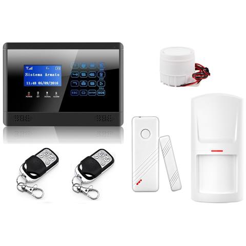 Lkm security nuovo antifurto allarme casa kit gsm wireless senza ... Prezzo allarme casa