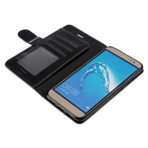 Wallet Folio Case, Cover A Libro - Huawei Nova Plus - Nero - Foto 3