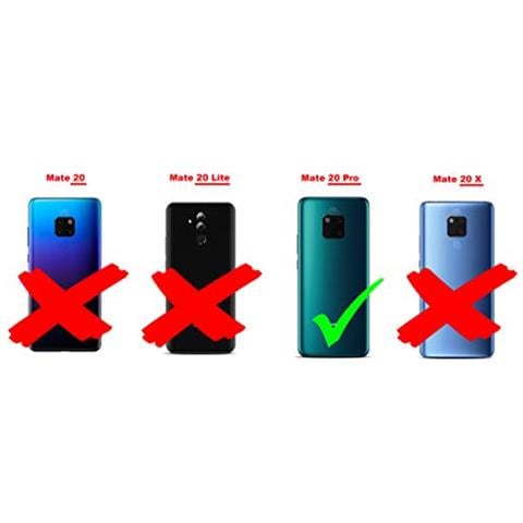 Custodia Compatibile Con Huawei Mate 20 Pro In Rosso Mela - Coperchio Protettiva Con Chiusura Magnetica, Funzione Stand E Tasca Per Le Carte - Foto 8